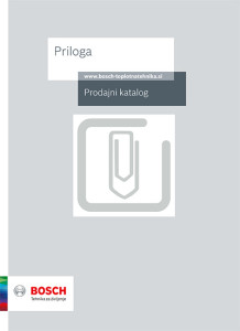 Bosch priloga