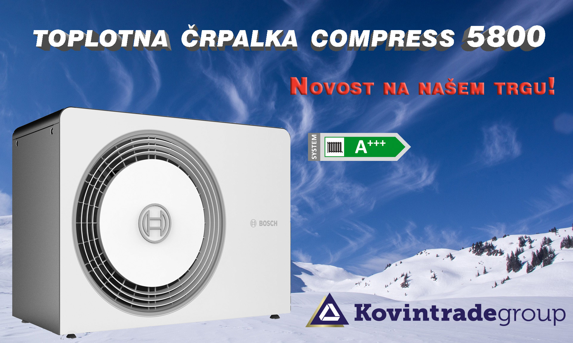 Toplotna črpalka Compress 5800, varna rešitev za vaš dom!